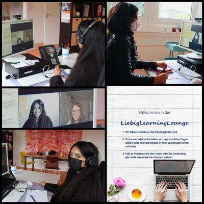 Virtuelle Unterstützung in der Liebig Learning Lounge