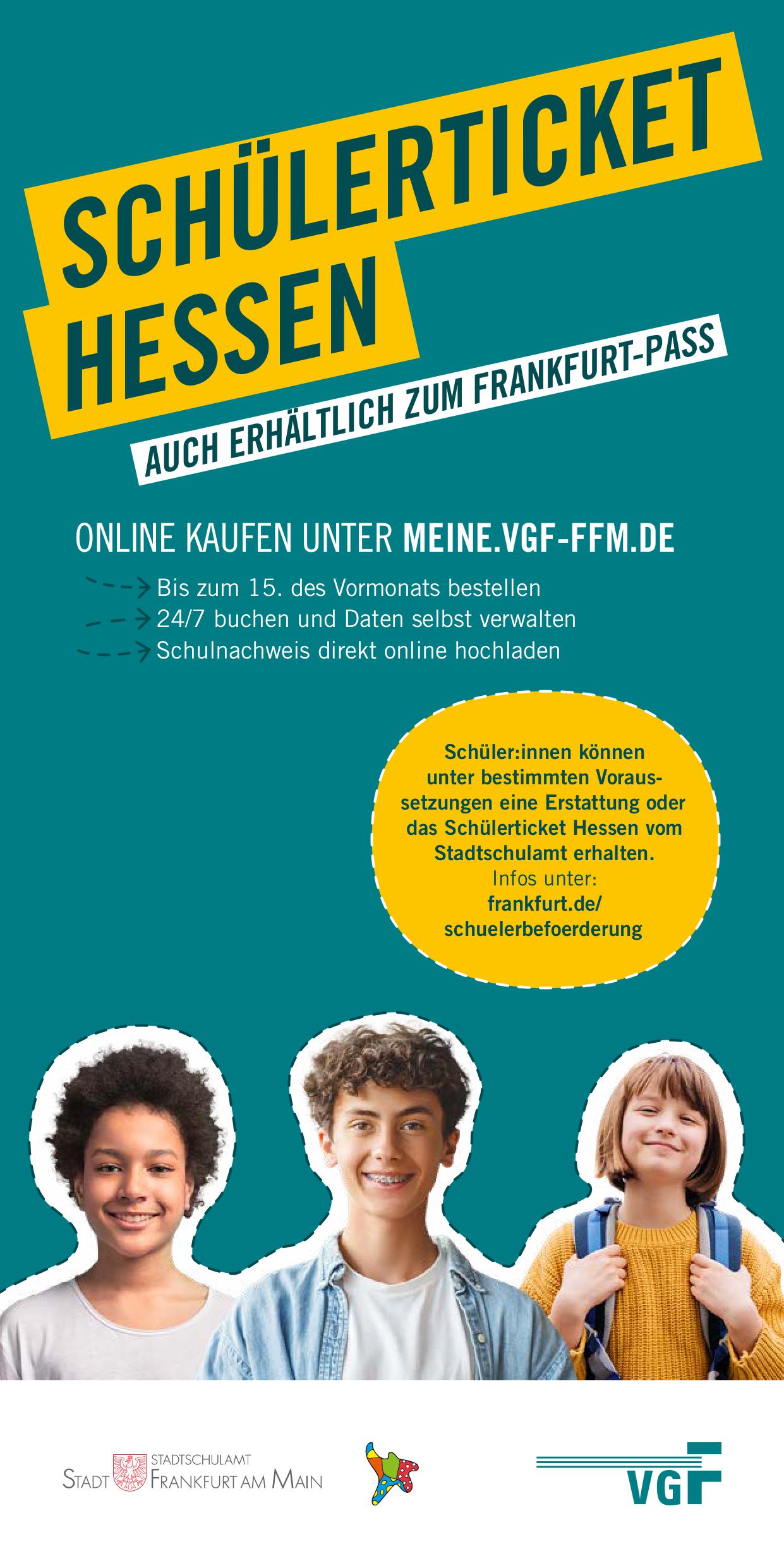 Schülerticket Hessen rechtzeitig bestellen