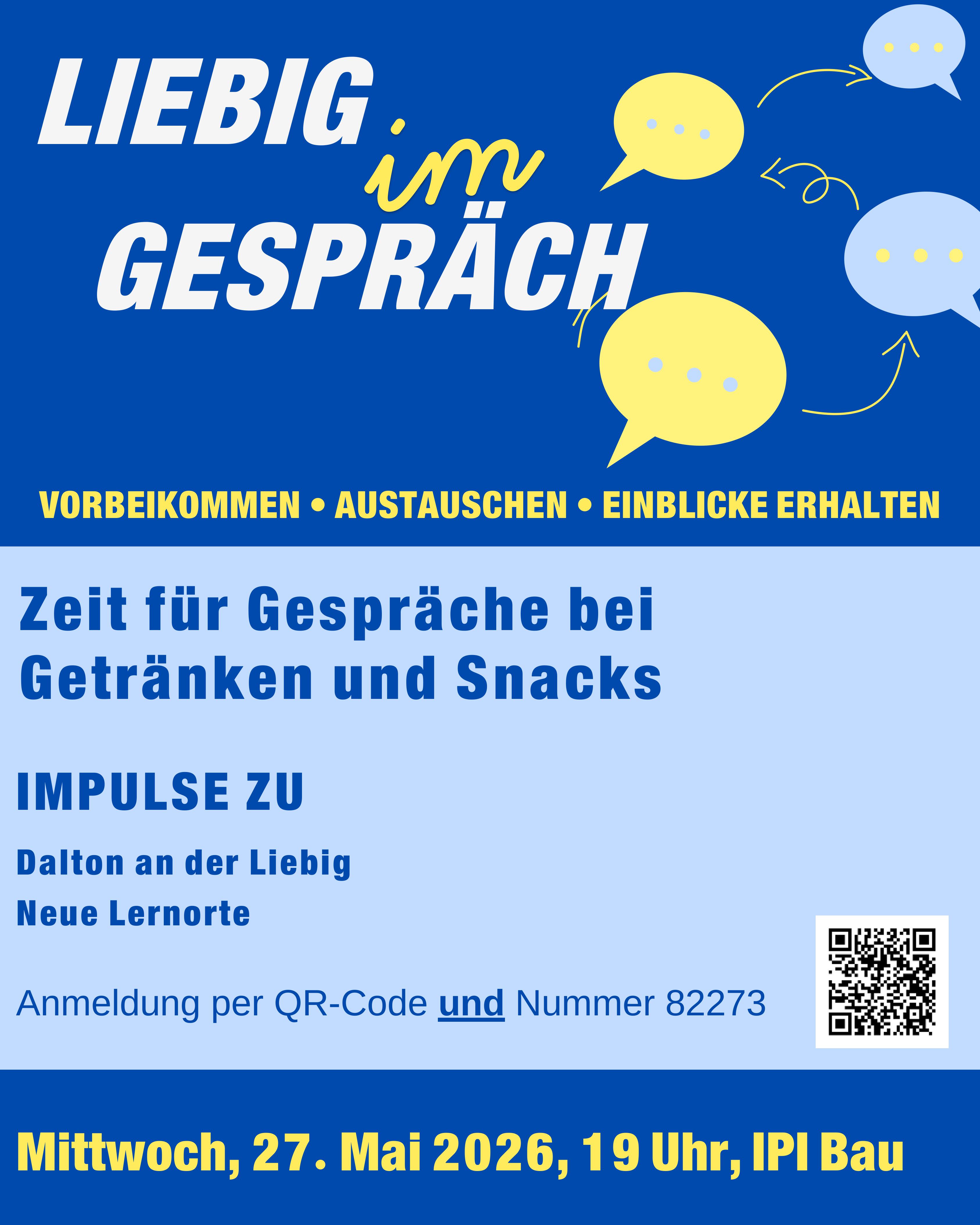 Einladung: Liebig im Gespräch