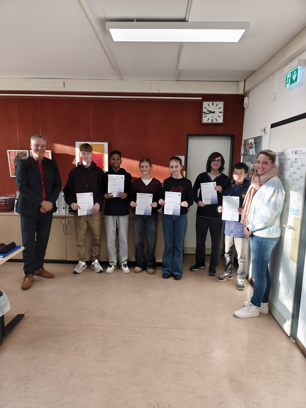 Schulinterner Mathematikwettbewerb der 8. Klassen