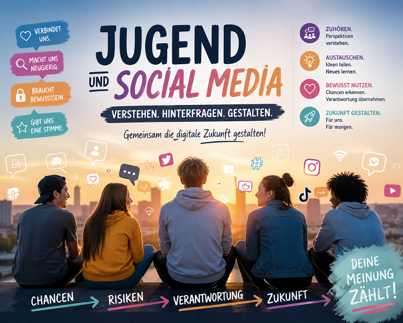Ankündigung: Podiumsdiskussion zum Thema "Jugend und Social Media"