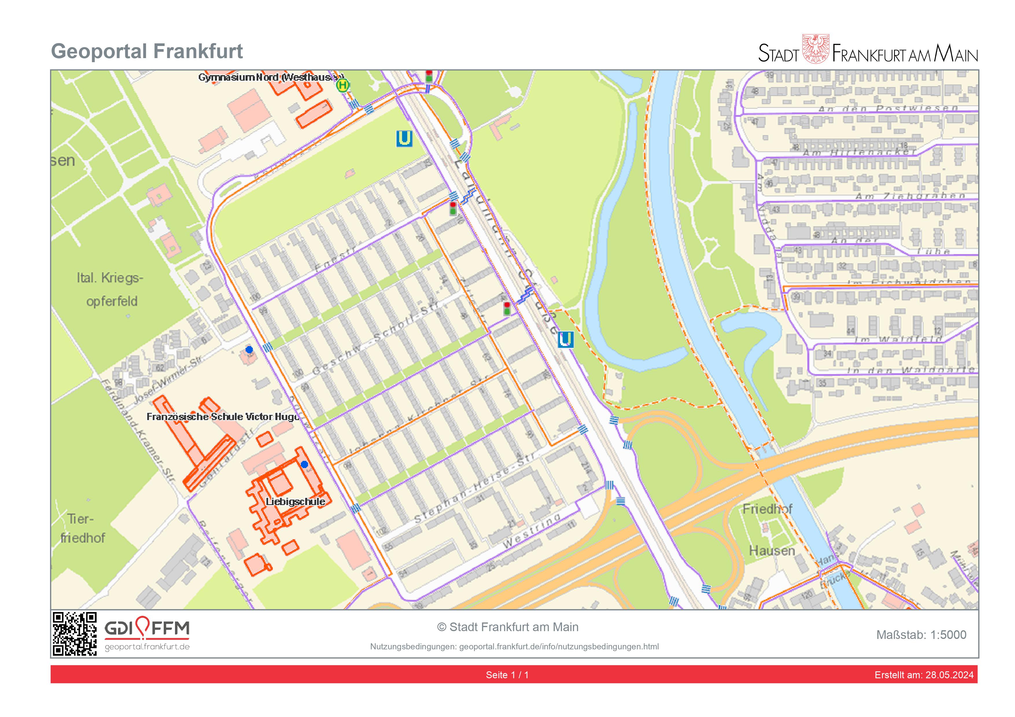 Schulwegplan Liebigschule